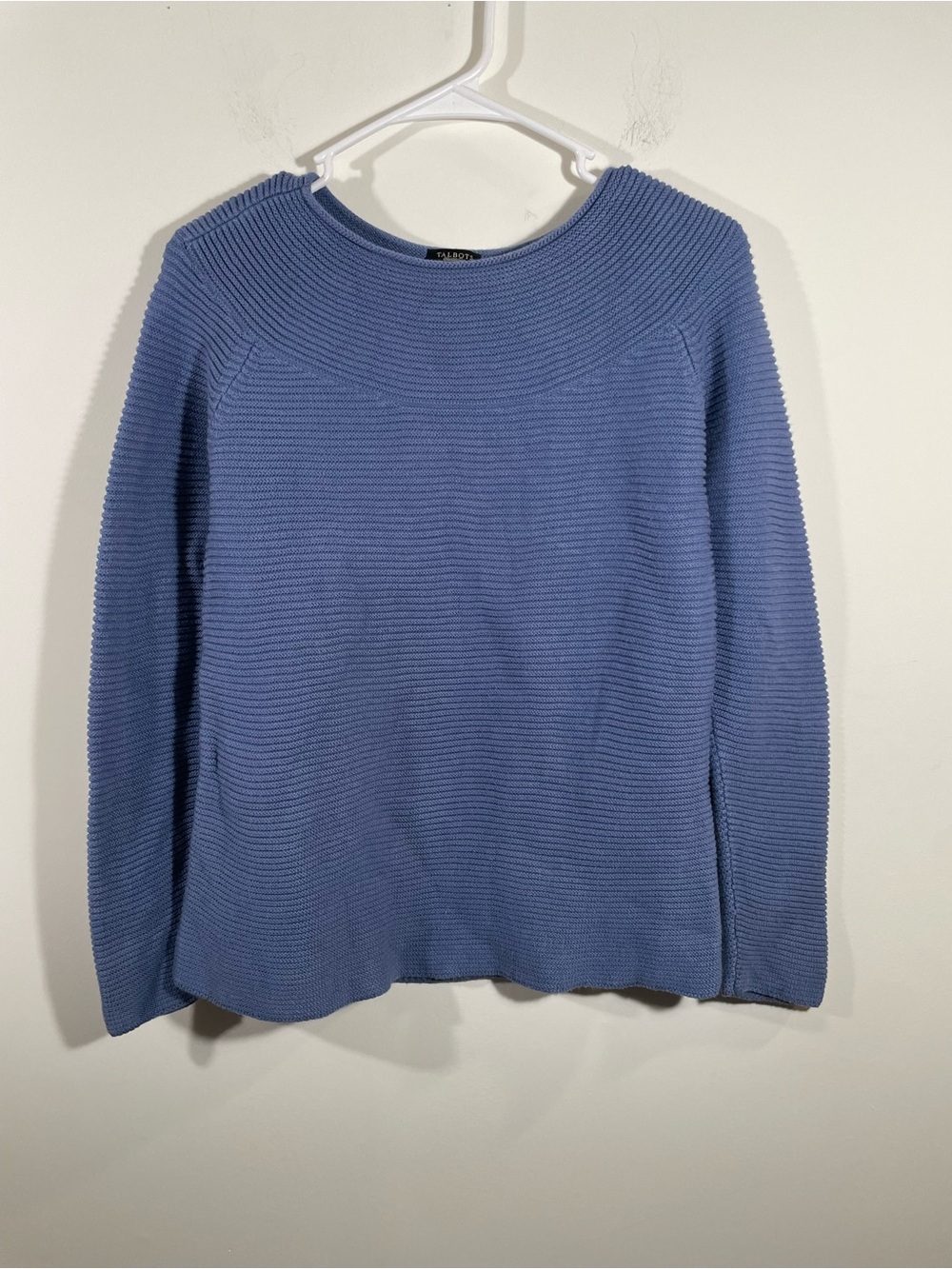 Blue Talbots cotton-blend sweater S